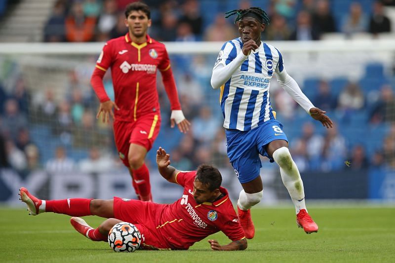 Yves Bissouma in action for Brighton